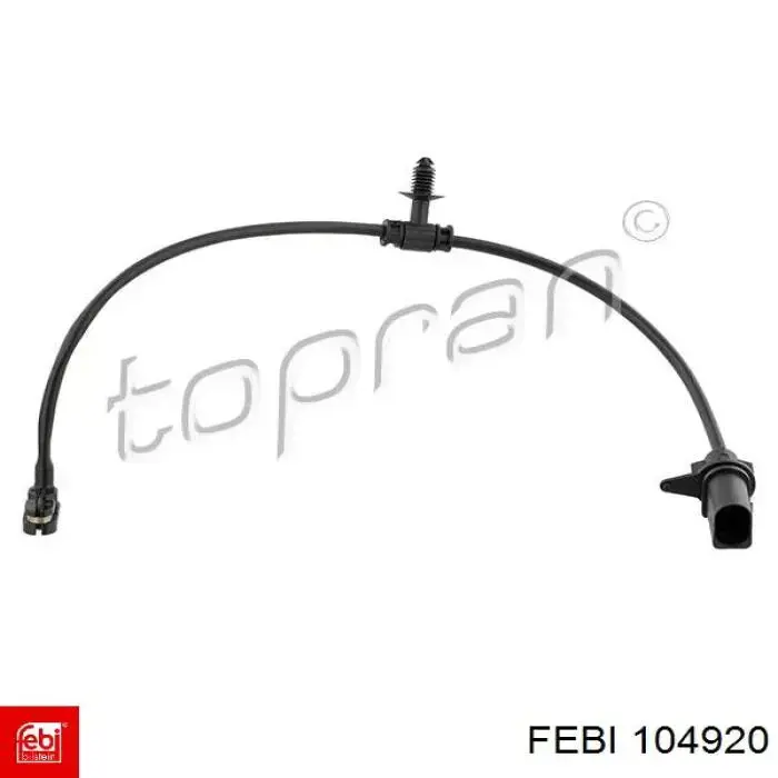 Купить 104920 Febi Датчик износа тормозных колодок задний
