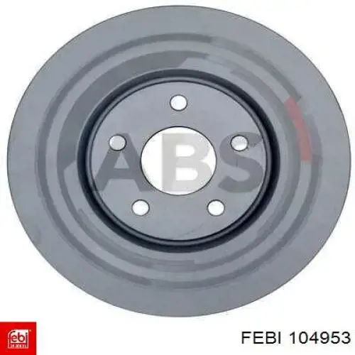 Передние тормозные диски 104953 Febi