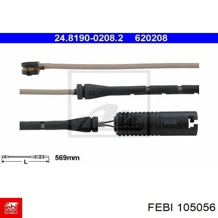 Диск сцепления Febi 105056