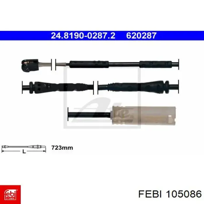 Диск сцепления 105086 Febi