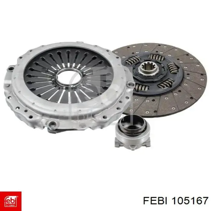 Комплект сцепления (3 части) Febi 105167 цена, от 784.61 USD