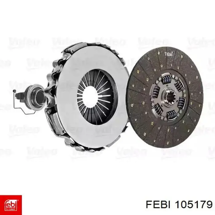 Комплект сцепления (3 части) Febi 105179 цена, от 849.16 USD