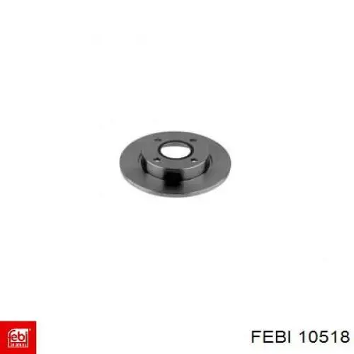 10518 Febi диск тормозной передний