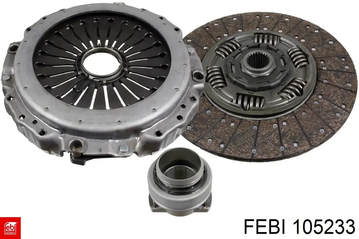 Комплект сцепления (3 части) Febi 105233 цена, от 757.20 USD