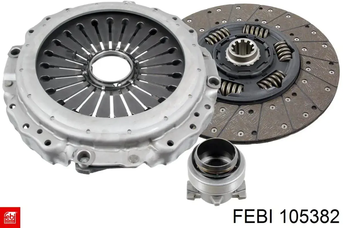Подшипник скольжения сцепления Febi 105382 цена, от 66.63 USD