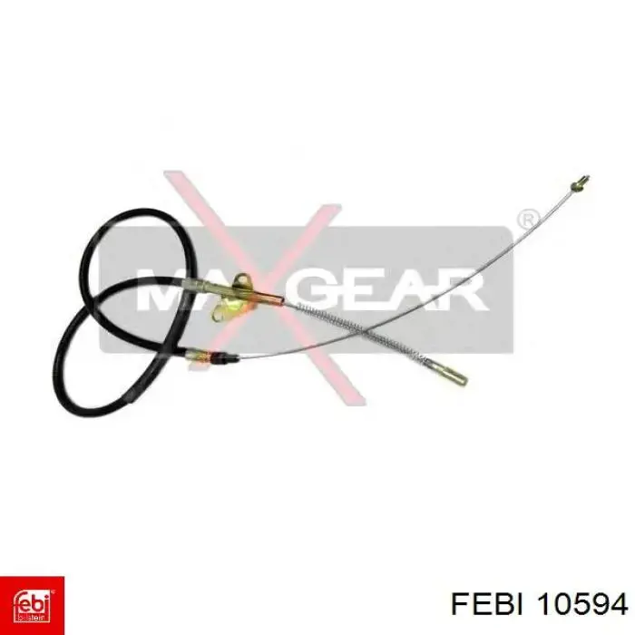 Трос стояночного тормоза задний правый Febi 10594 цена, от 11.59 USD