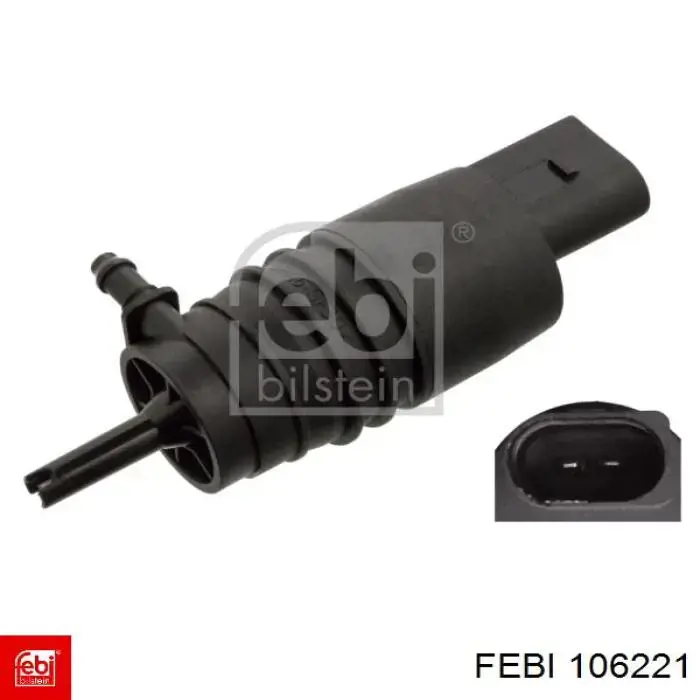 Compre 106221 Febi Mangueira do freio dianteira