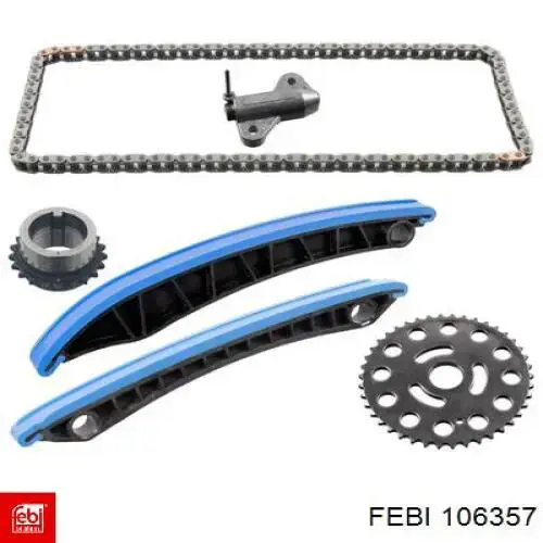Ремкомплект ГРМ Febi 106357 цена, от 180.04 USD