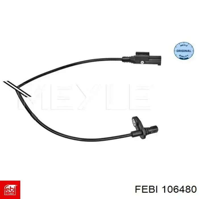 Купить 106480 Febi Датчик АБС задний левый