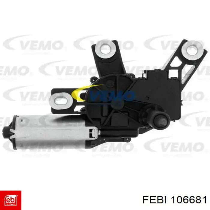 106681 Febi motor de limpador pára-brisas de vidro traseiro