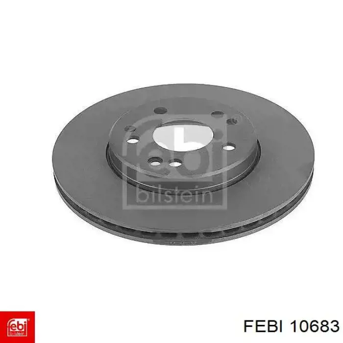 10683 Febi диск тормозной передний