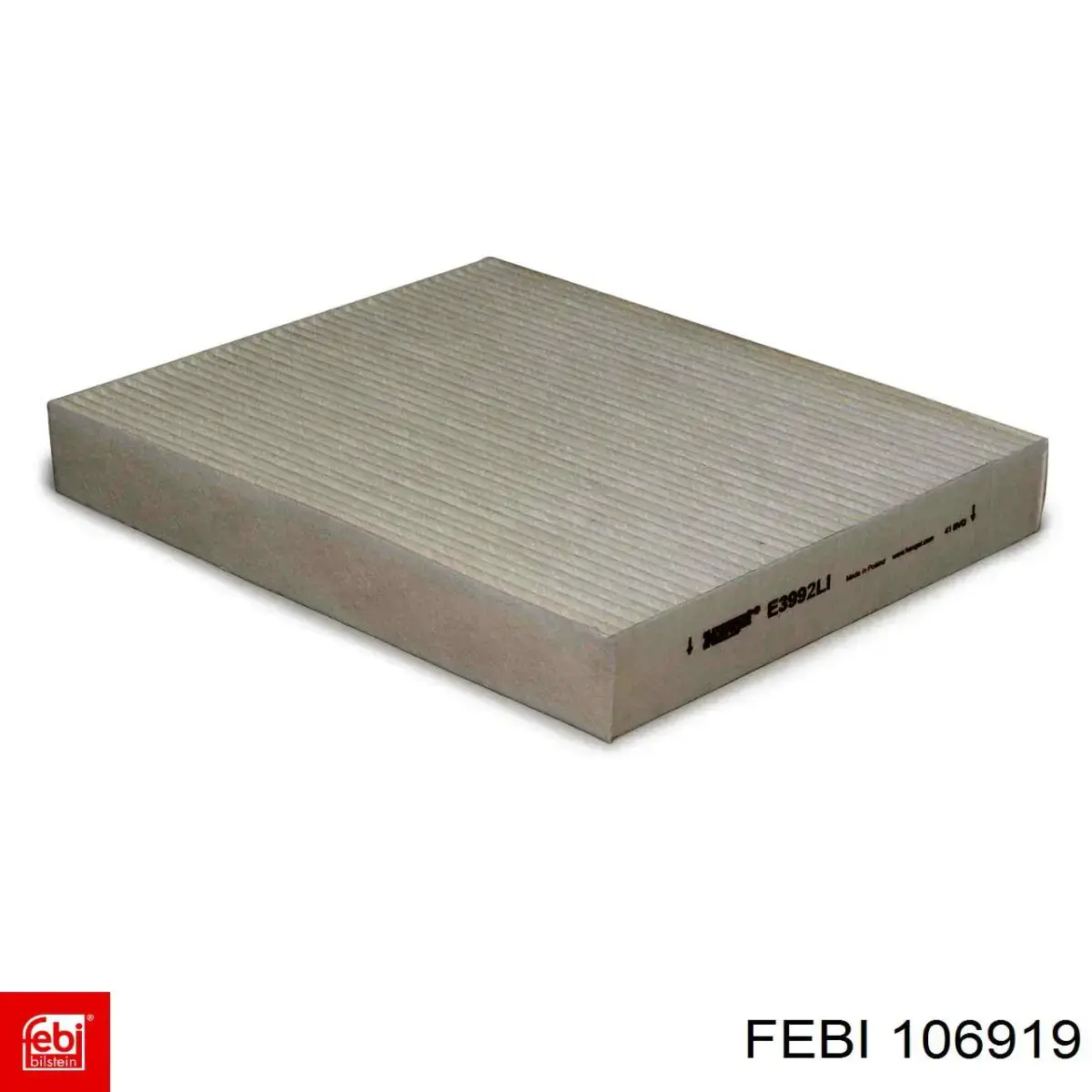 Купить 106919 Febi Фильтр салона угольный