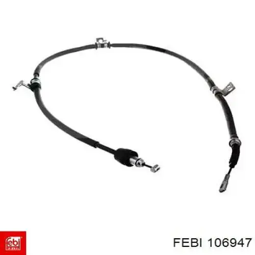 Трос ручного тормоза задний Febi 106947 цена, от 32.88 USD