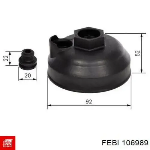 Фильтр ad blue Febi 106989 цена, от 9.37 USD