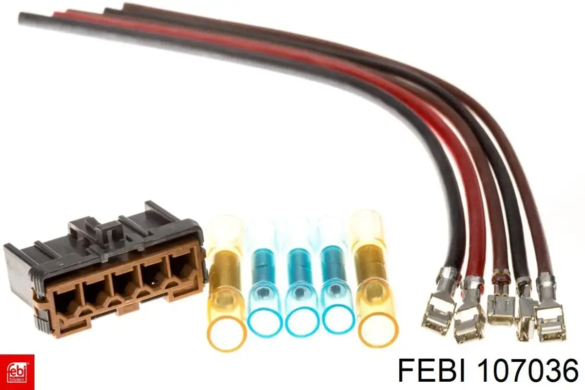 Резистор (сопротивление) вентилятора печки (отопителя салона) FEBI 107036