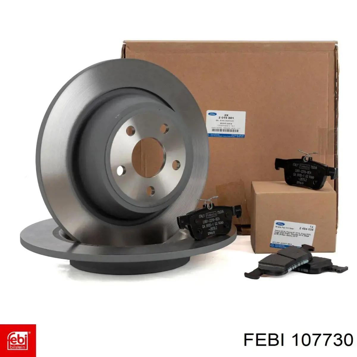 Задний тормозной диск Febi 107730 цена, от 54.63 USD