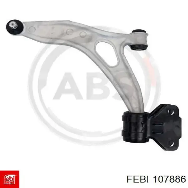 Левый рычаг передней нижней подвески Febi 107886 цена, от 136.82 USD