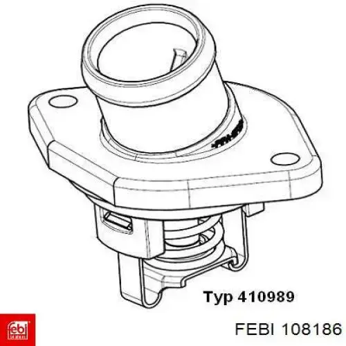 Термостат 108186 Febi