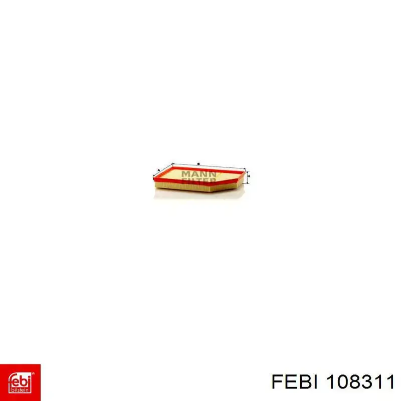 108311 Febi Воздушный фильтр двигателя