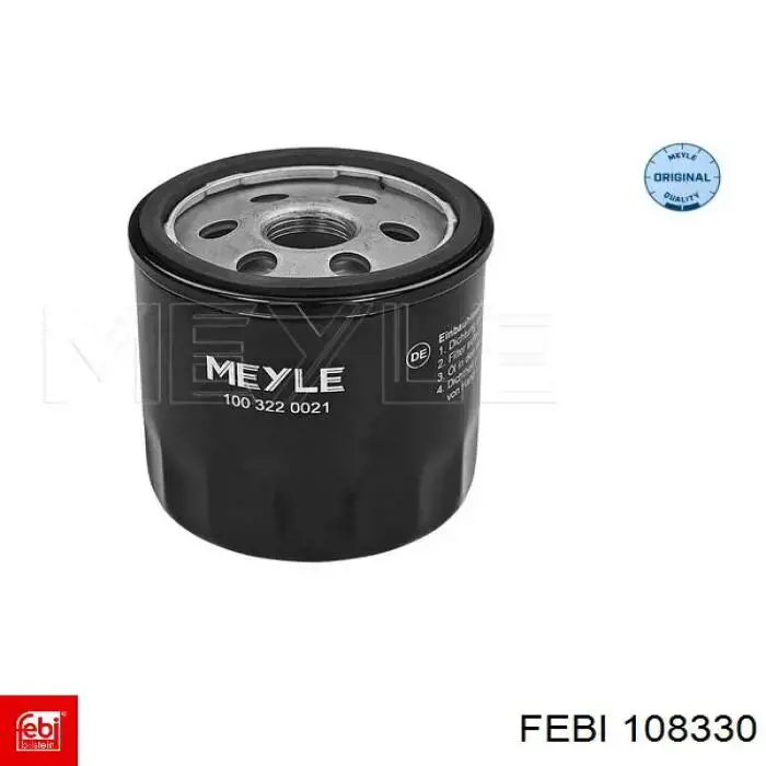 Фильтр очистки масла центробежный Febi 108330 цена, от 5.69 USD