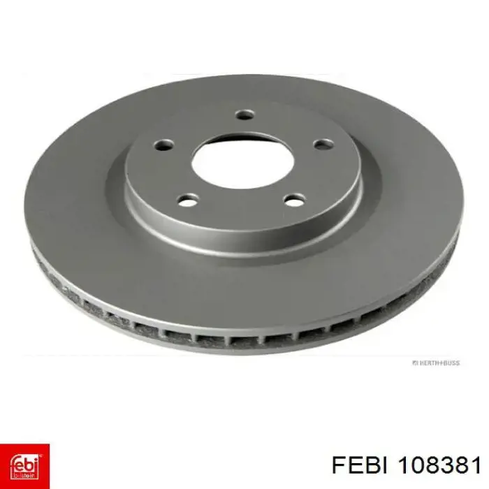 Передние тормозные диски 108381 Febi