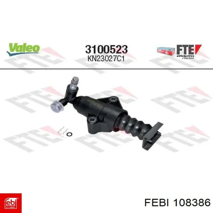 Передние тормозные диски 108386 Febi