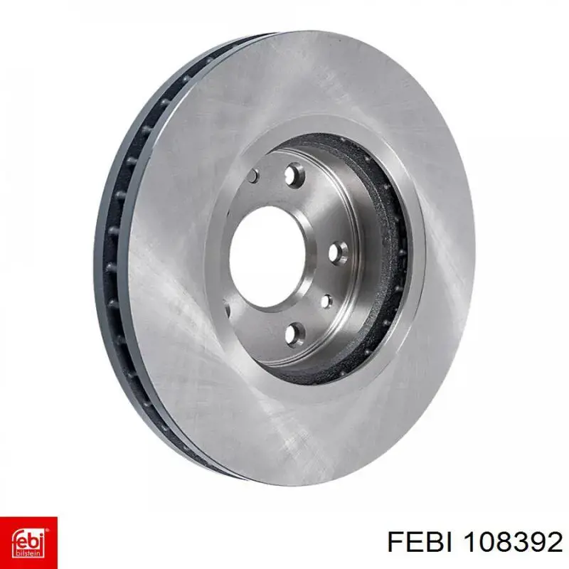 Передние тормозные диски 108392 Febi