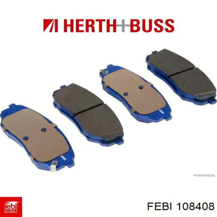 Передние тормозные диски 108408 Febi