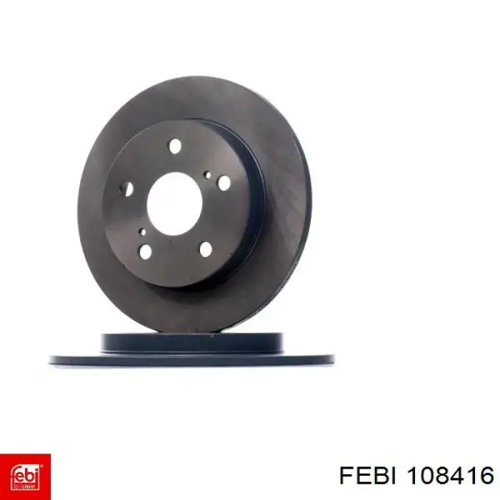 Задний тормозной диск Febi 108416 цена, от 28.71 USD
