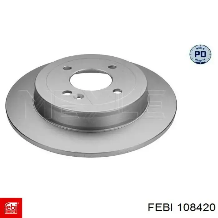 Купить 108420 Febi Диск тормозной задний