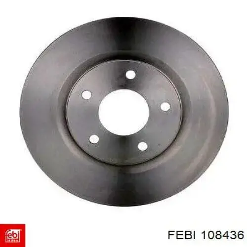 Передние тормозные диски 108436 Febi