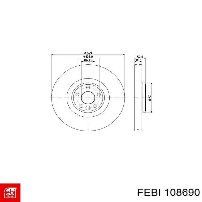 Тормоз дисковый передний Samko A4036VR цена, от 136.72 USD
