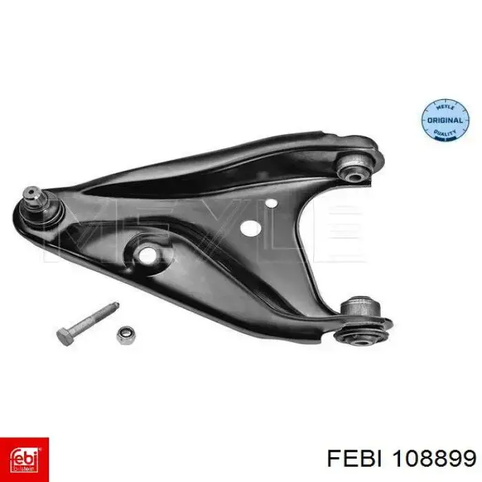 Левый рычаг передней нижней подвески Febi 108899 цена, от 37.30 USD