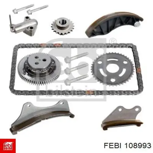 Ремкомплект ГРМ Febi 108993 цена, от 383.34 USD