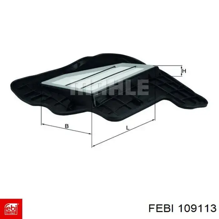 Элемент воздушного фильтра Febi 109113 цена, от 23.33 USD