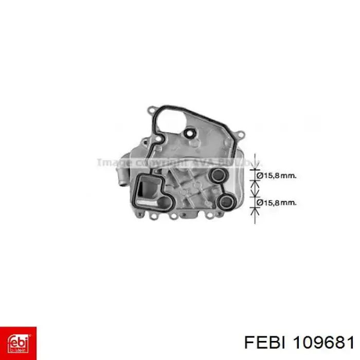 109681 Febi Радиатор АКПП
