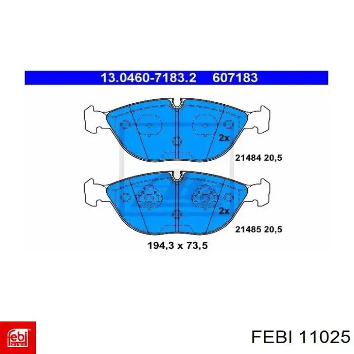 Купить 11025 Febi Комплект ГРМ