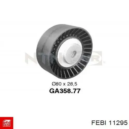 Паразитный ролик приводного ремня Febi 11295 цена, от 10.91 USD