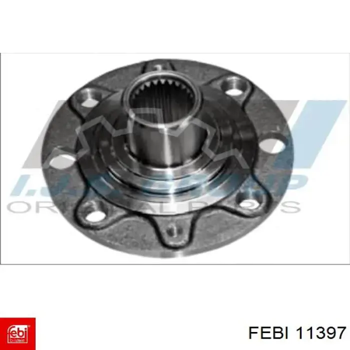 Купить 11397 Febi Диск тормозной задний