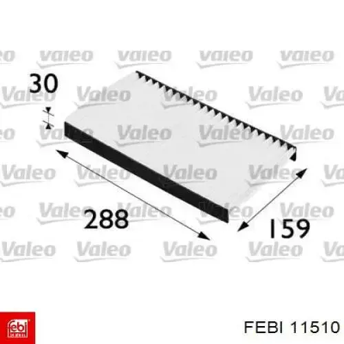 Filtro de habitáculo 11510 Febi