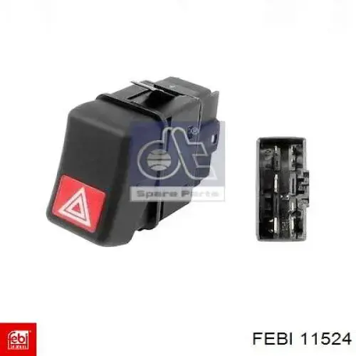 Кнопка аварийного сигнала Febi 11524 цена, от 17.58 USD