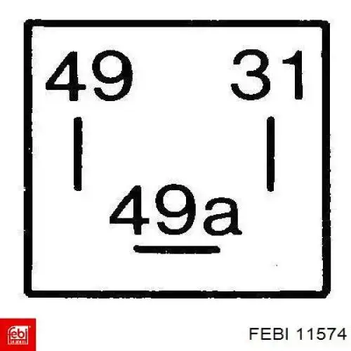 Автомобильные реле поворотов Febi 11574 цена, от 5.59 USD
