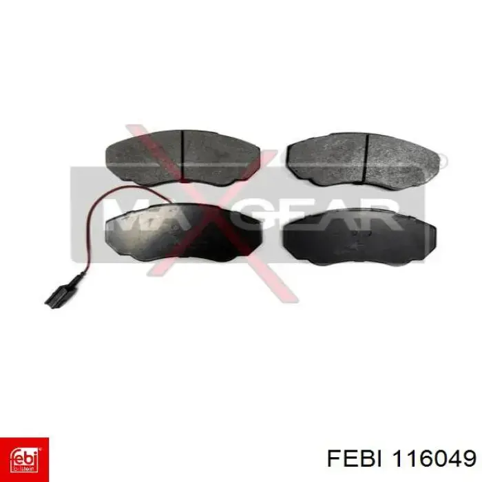 Тормозные колодки Febi 116049