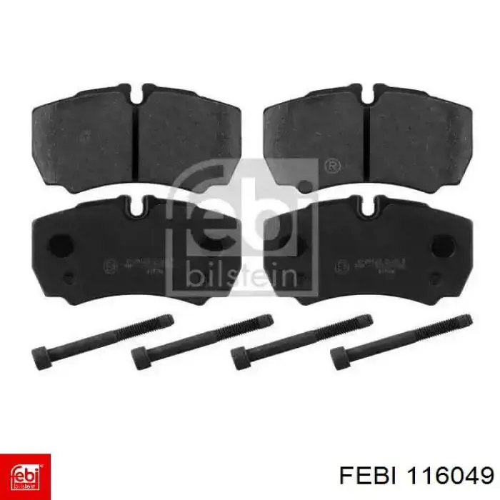 Купить 116049 Febi Колодки тормозные
