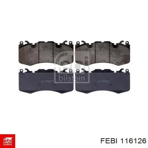 Купить 116126 Febi Колодки тормозные