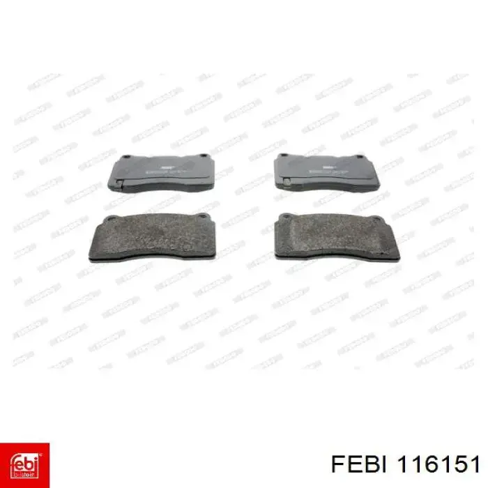Колодки Febi 116151 цена, от 32.13 USD