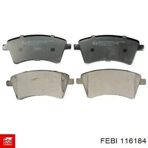 Колодки Febi 116184 цена, от 25.37 USD