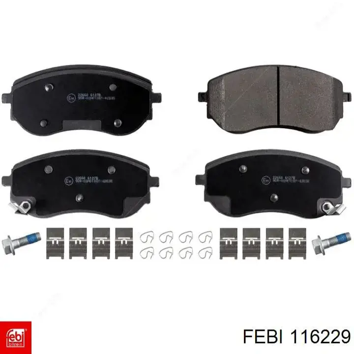 116229 Febi Колодки передние