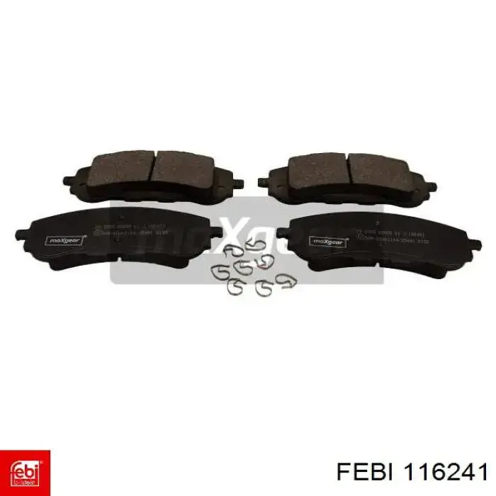 Купить 116241 Febi Колодки тормозные