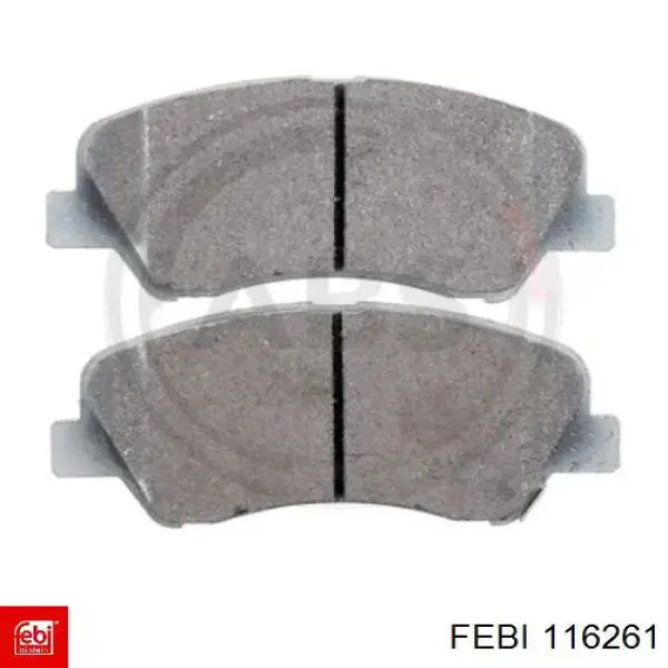 Купить 116261 Febi Колодки тормозные